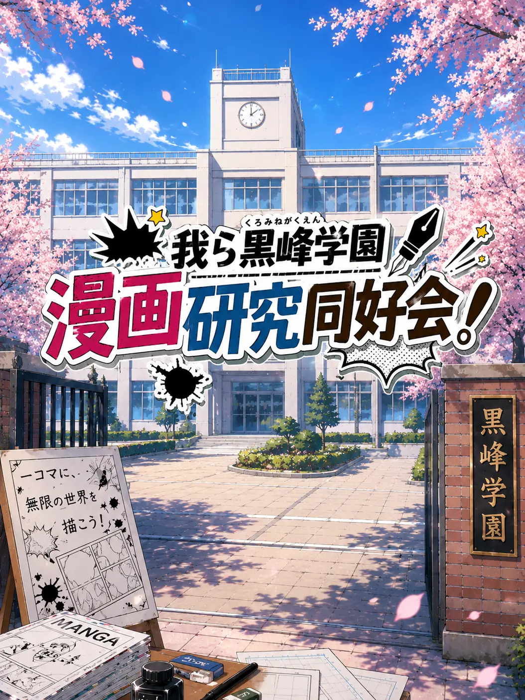 chai_zeta의 我ら黒峰学園漫画研究同好会！