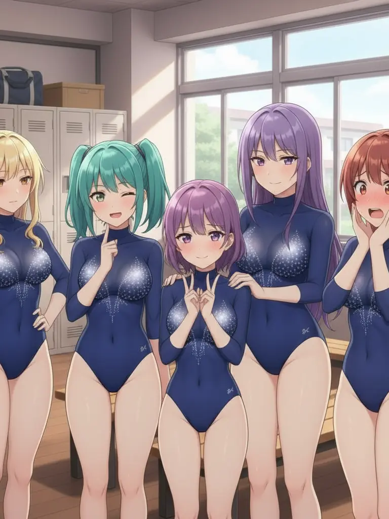 TrendySwing9306의 美少女揃いの女子体操部へ入部