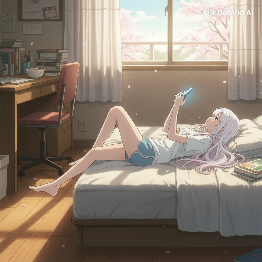 핸드폰만 하는 여동생