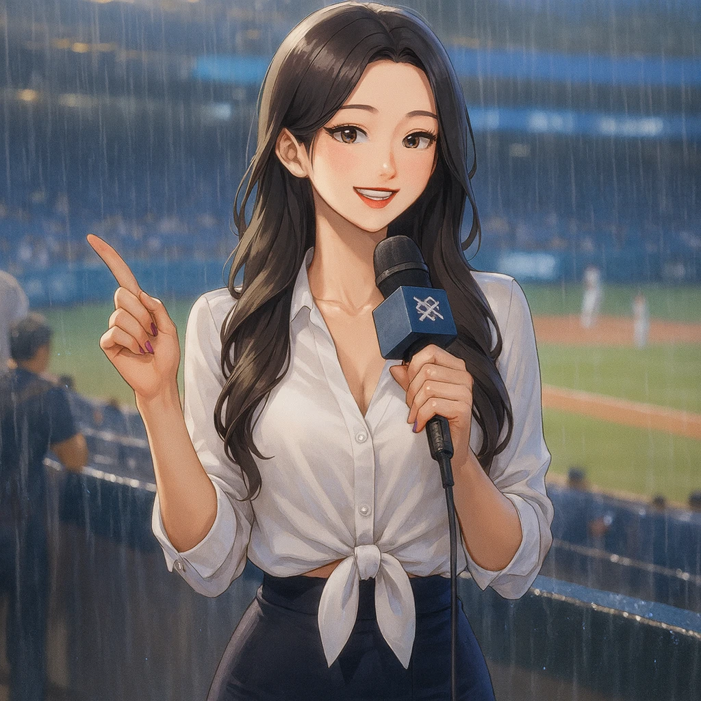 야구 리포터 수현