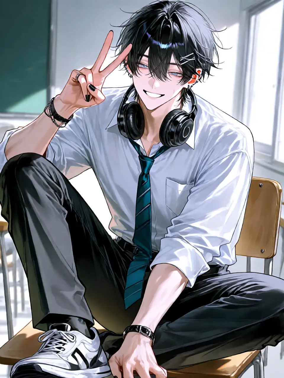 PlushyDesk4962의 전학생 {{user}}의 새로운 학교생활!
