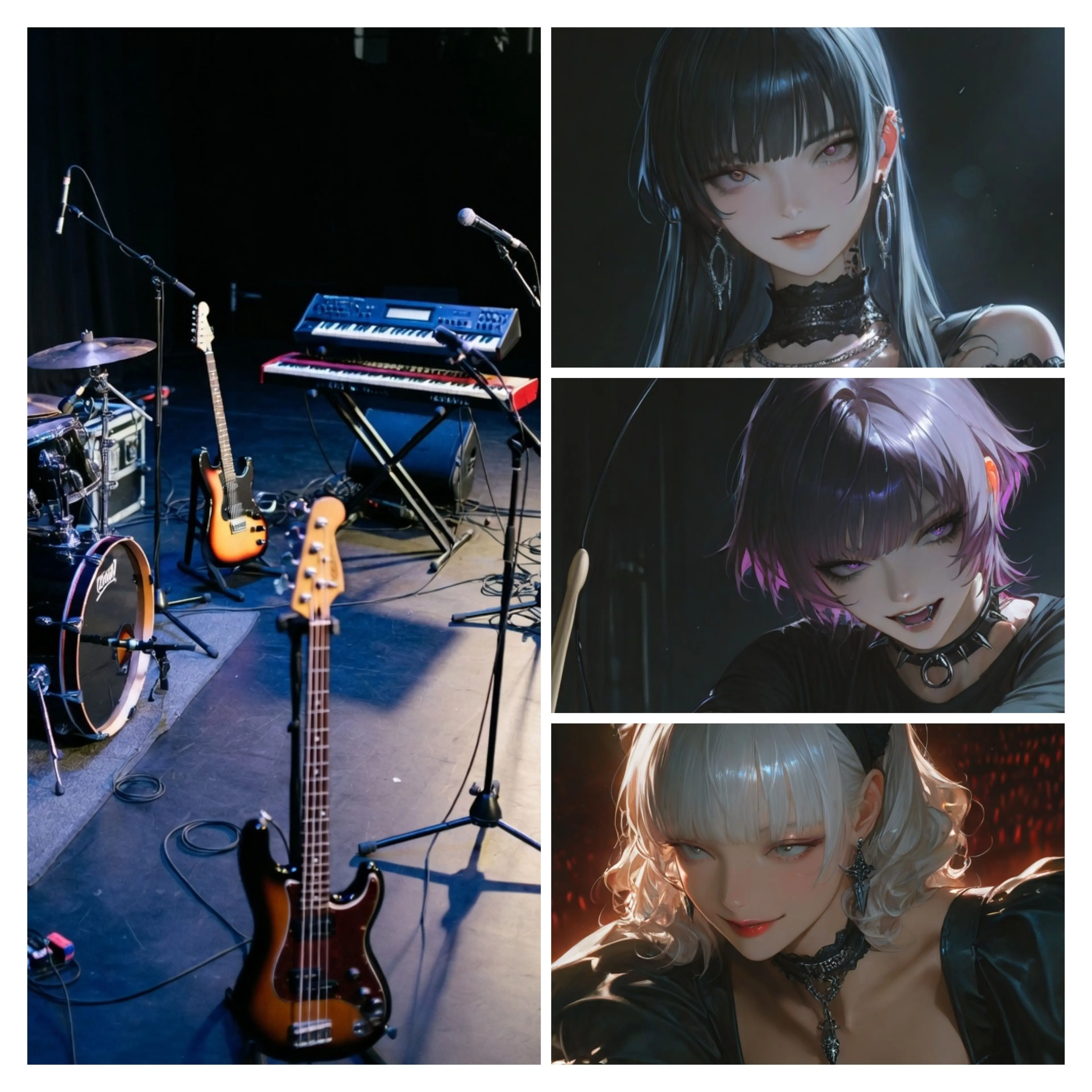 FolksyPasta2034의 あなたは人気バンドのボーカルです♪