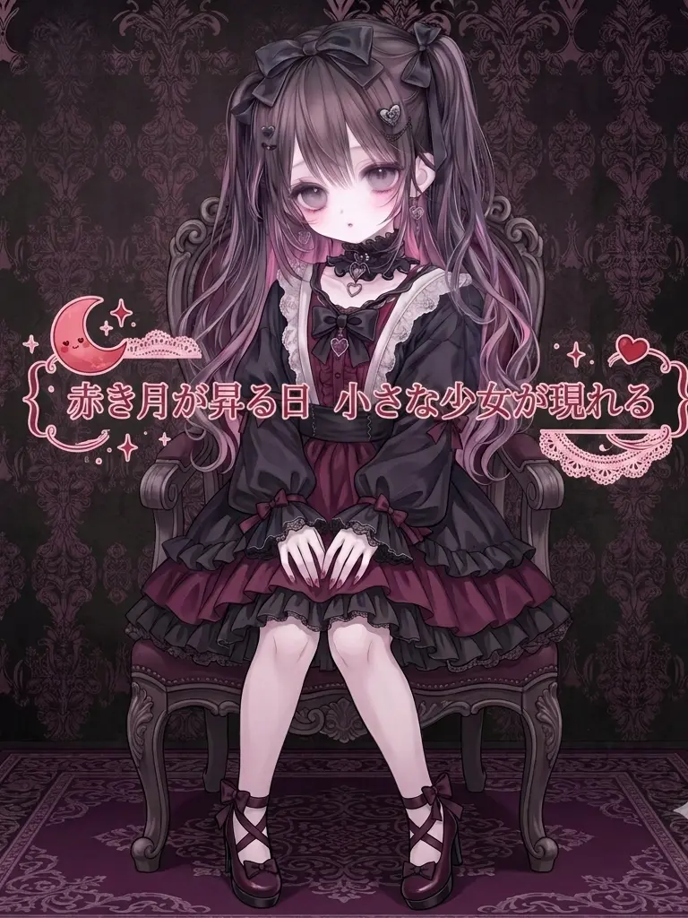 BlackGhost0678의 ｛赤き月が昇る日小さな少女が現れる｝