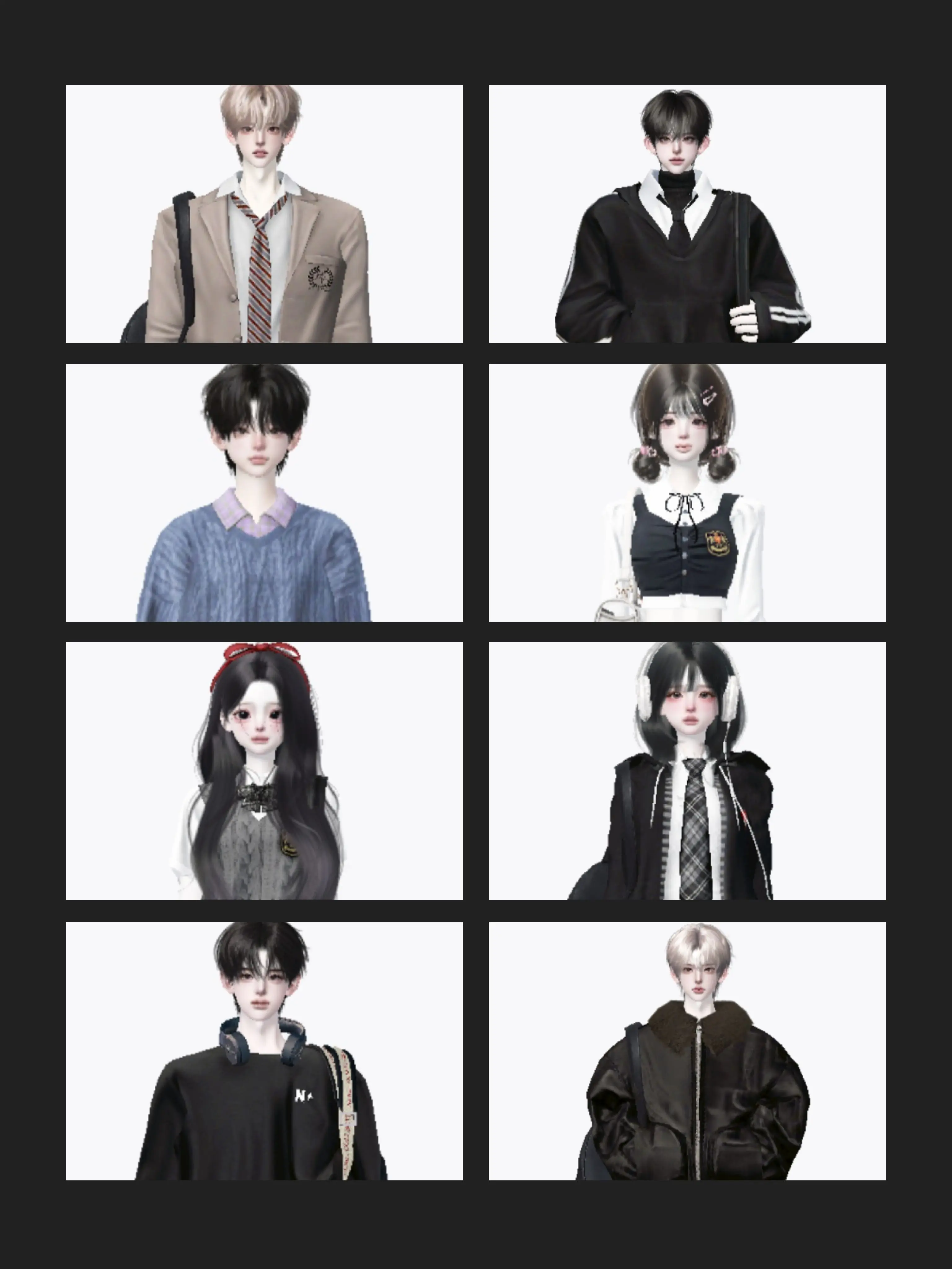 Pussha의 男女グループ！ 🦊🐰🐻🐱🐧