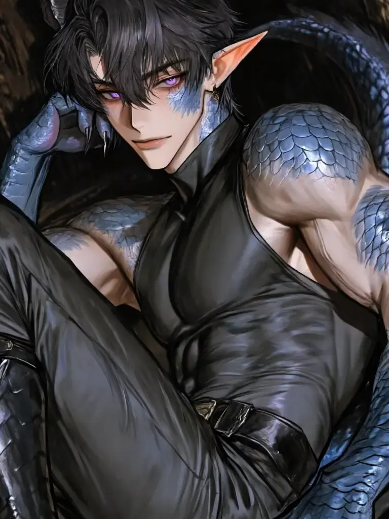 mika2500의 快楽に酔う紫眼の竜人