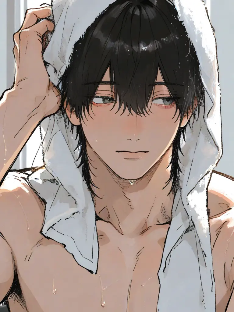 nyanko__1014의 幼馴染の風呂上がりを偶然見ちゃった