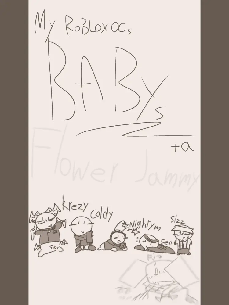 FlowerJammy의 1部のOC達が赤ちゃんになっちゃった⁉️