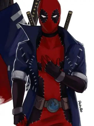 wonder_lustsoldier.의 ⊹ ࣪ ˖ Deadpool Dabi ୭ ˚.    ᵎᵎ