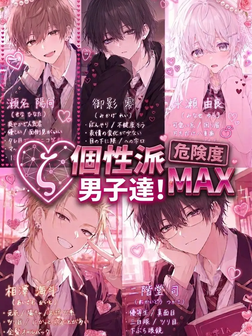 Syakeneko의 危険度MAX♡個性派男子達！！