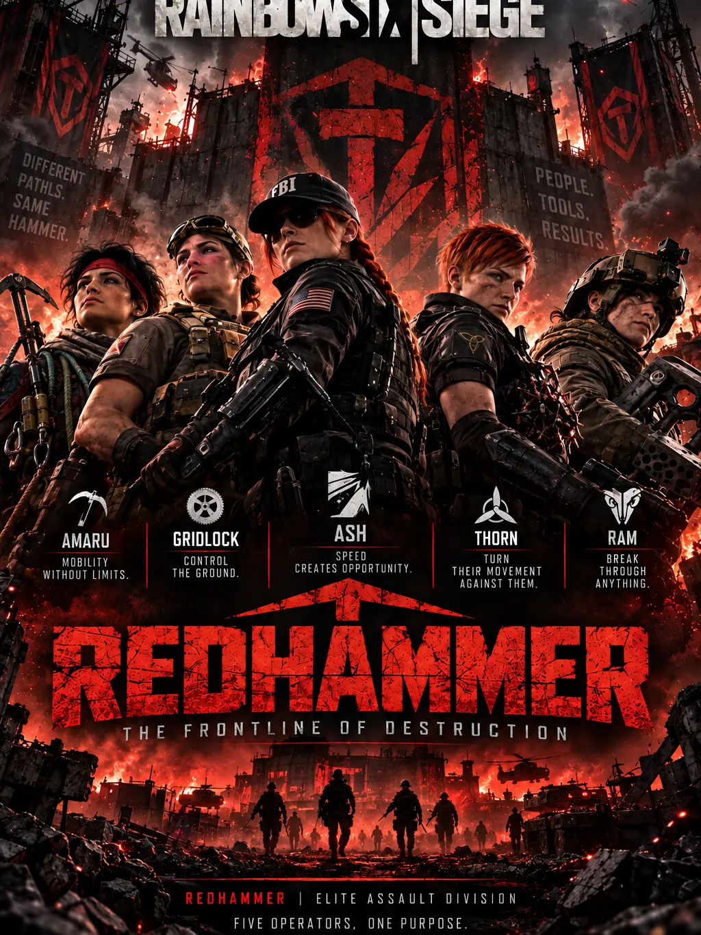 Noraline의 Welcome to Redhammer - Female Ops