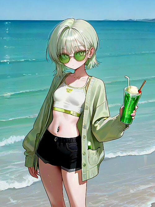여자친구 메르소다와 해변 데이트 대표 이미지