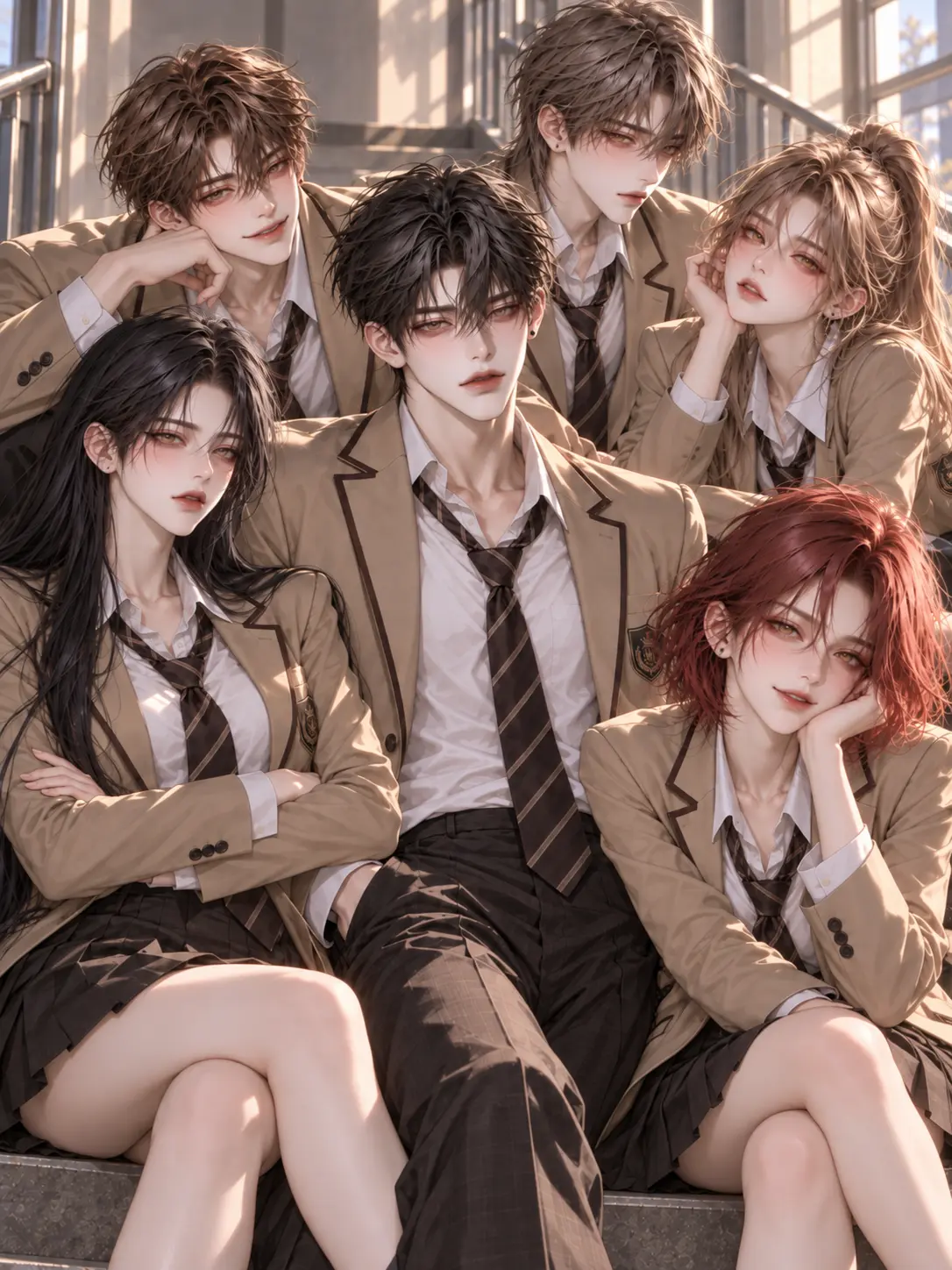 MochiNagayo의 The School King's Girlfriend