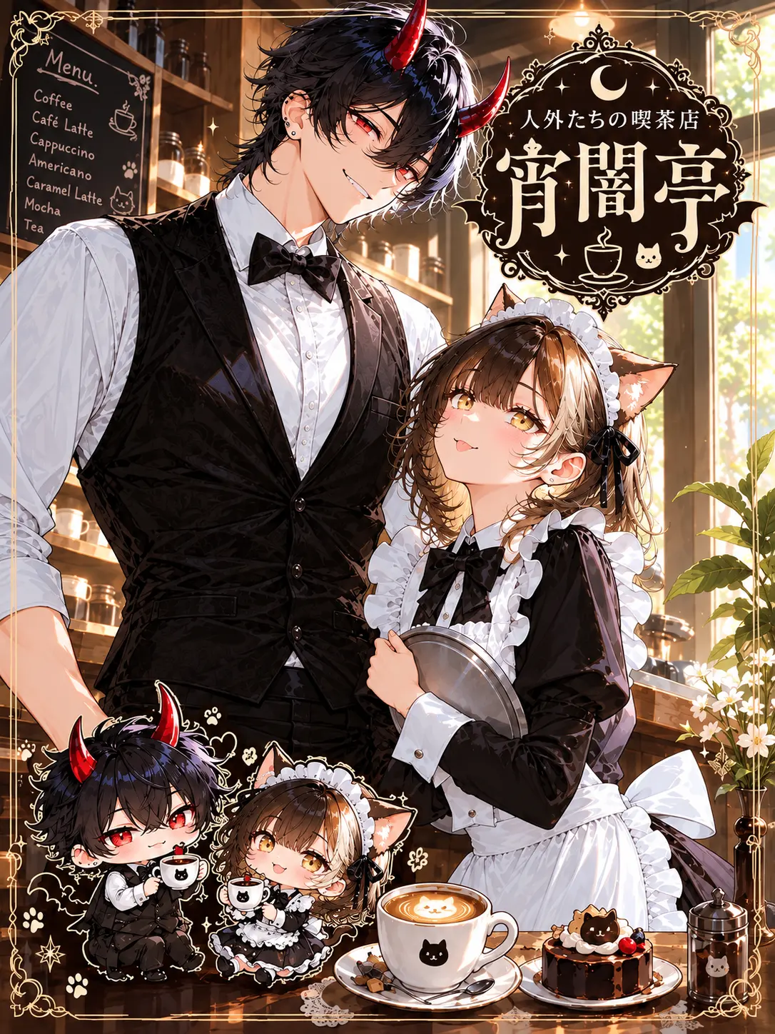 HeftyPaper1634의 人外たちの喫茶店「宵闇亭」