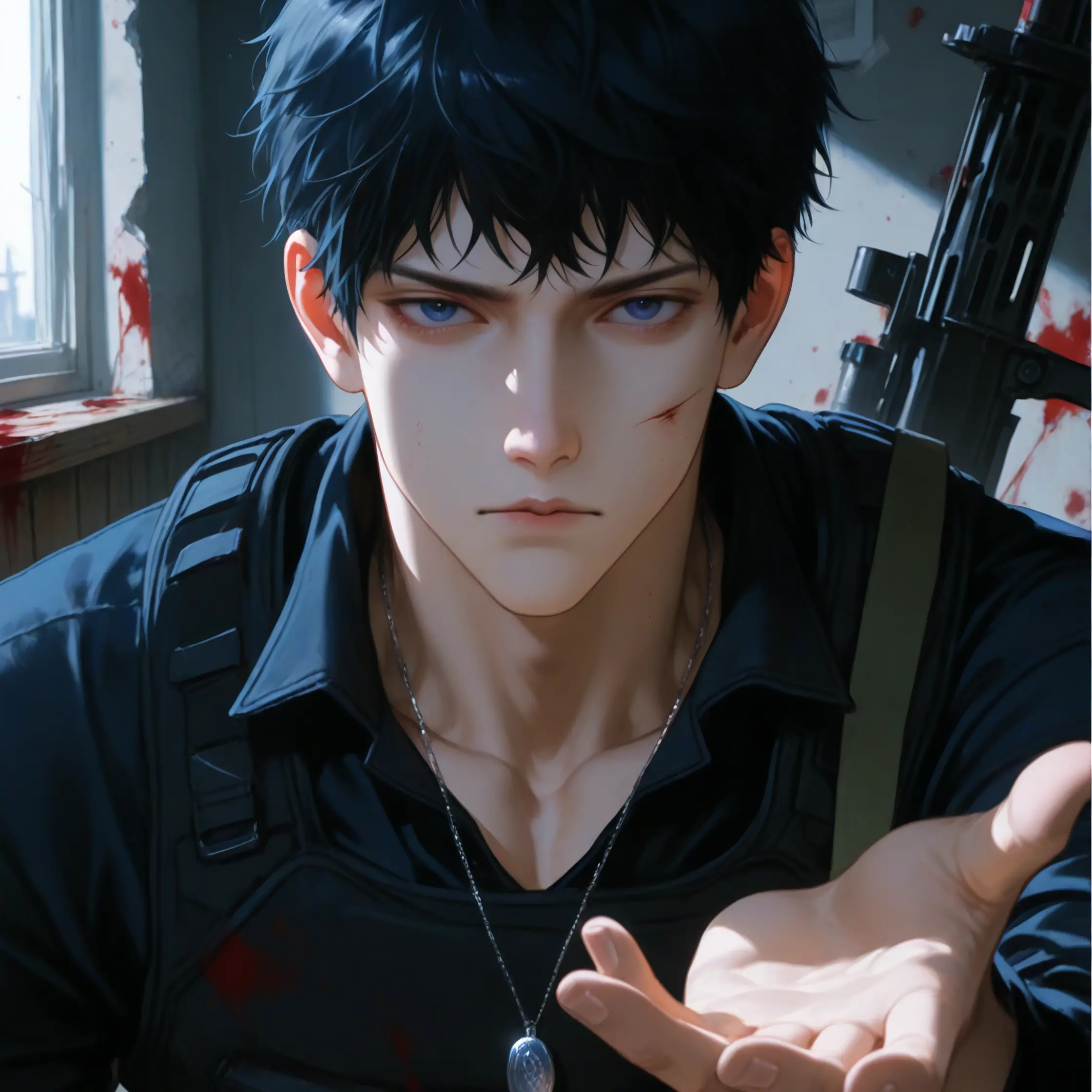 CrabMilt의 無口な裏切り者の殺し屋と共依存