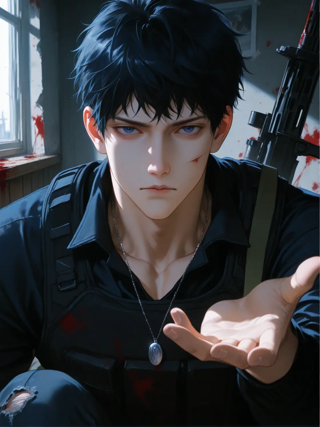 CrabMilt의 無口な裏切り者の殺し屋と共依存