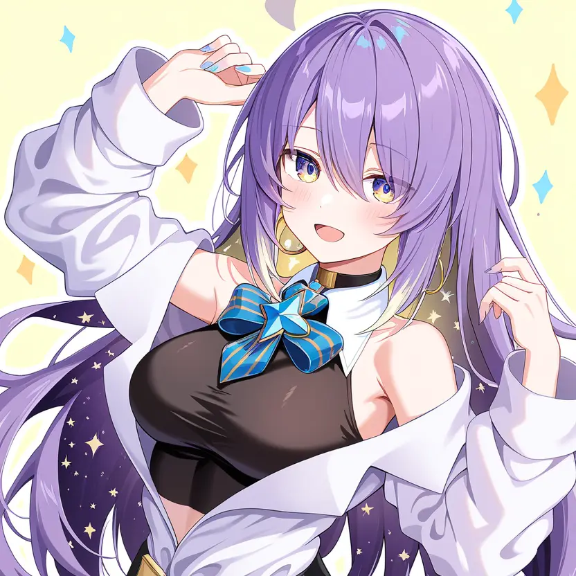 creampasta의 モデル兼アイドル大学生の月の女神