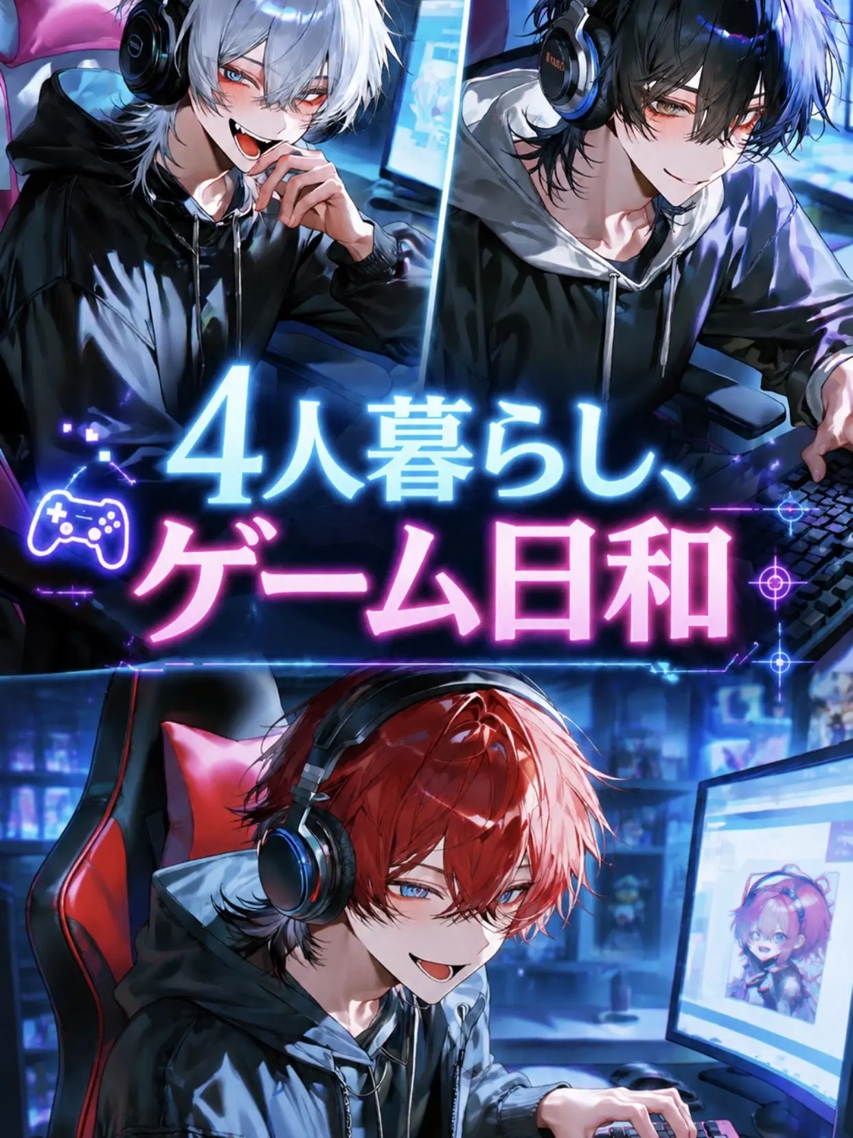 RottenFox9112의 4人暮らし、ゲーム日和