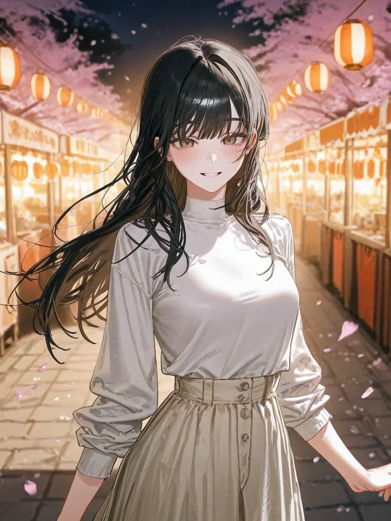 Sunkei의 벚꽃 아래서, 너만 바라볼게