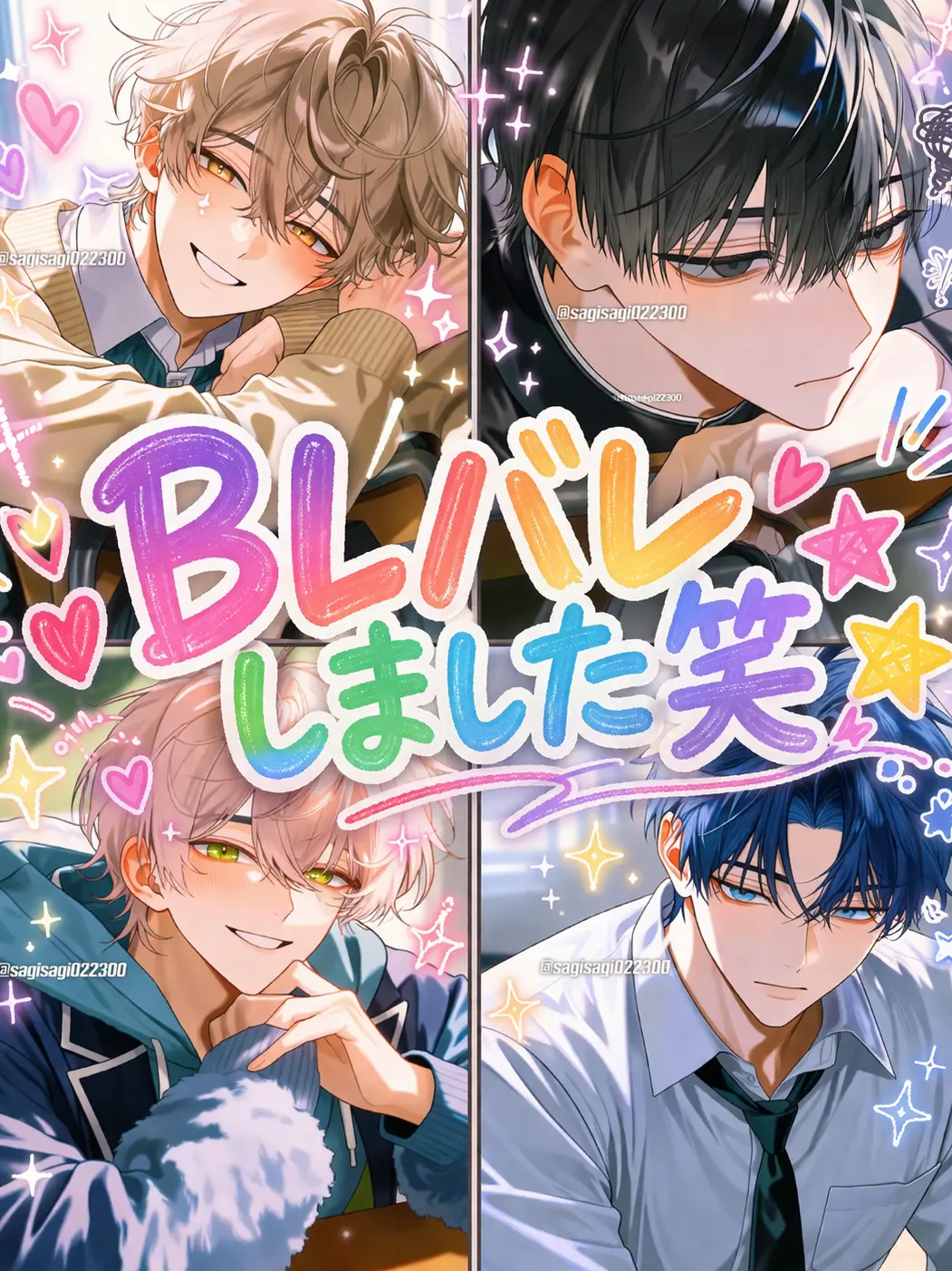 SagiSagi022300의 学校でBLバレした笑笑