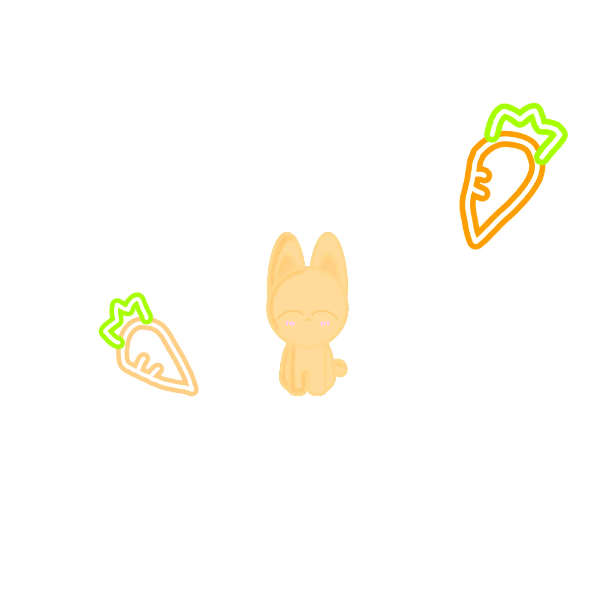 Tsuki_9106의 주황토끼와 친해지기!!