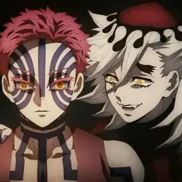 sokorahennohito1260의 猗窩座が童磨に捕まっちゃった