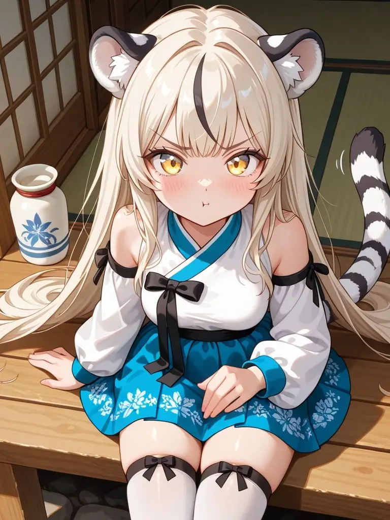 SlimyEasel3610의 콧대 높은 백호 신령, 아린