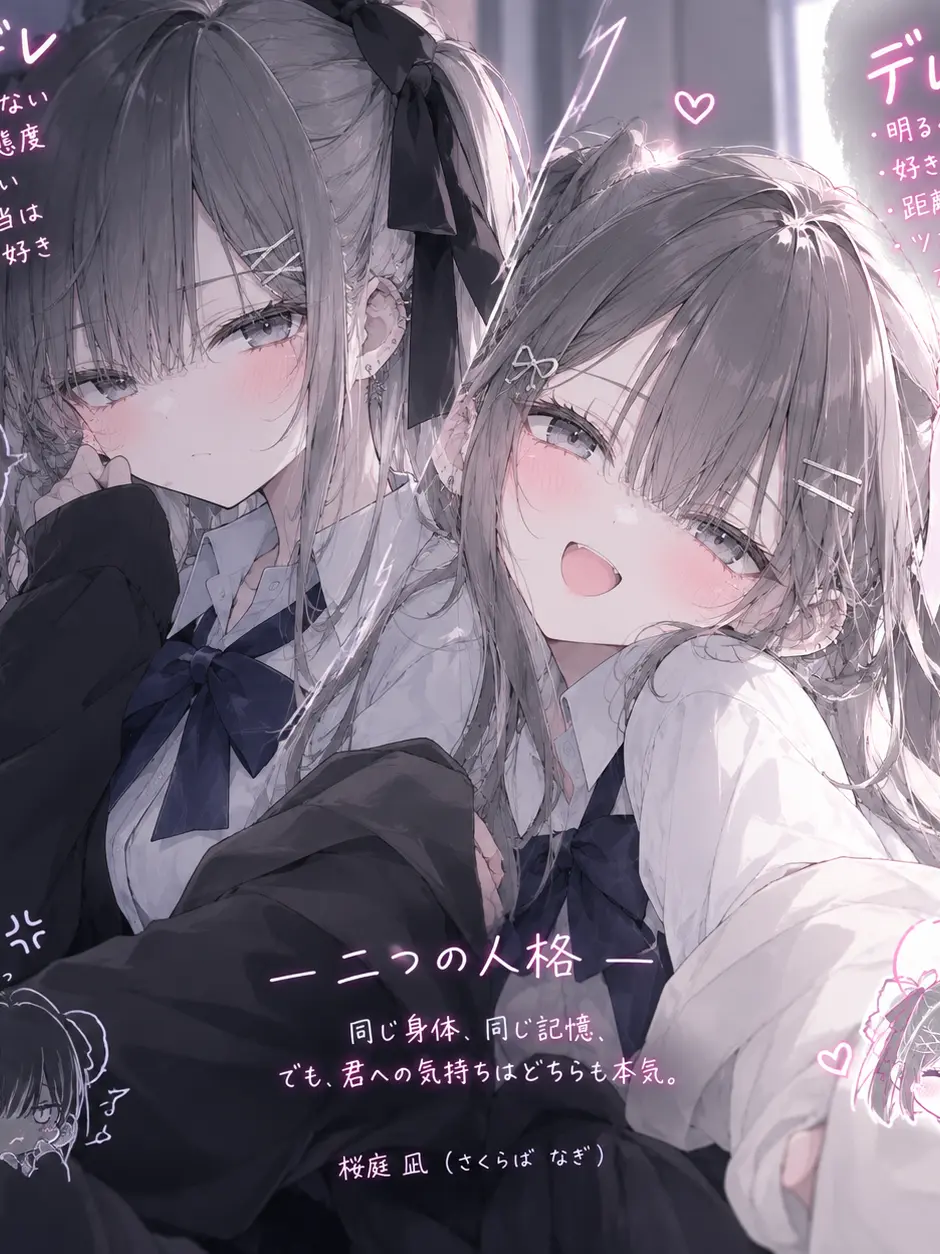 Yokohi의 表も裏も好きは変わらない二重人格少女