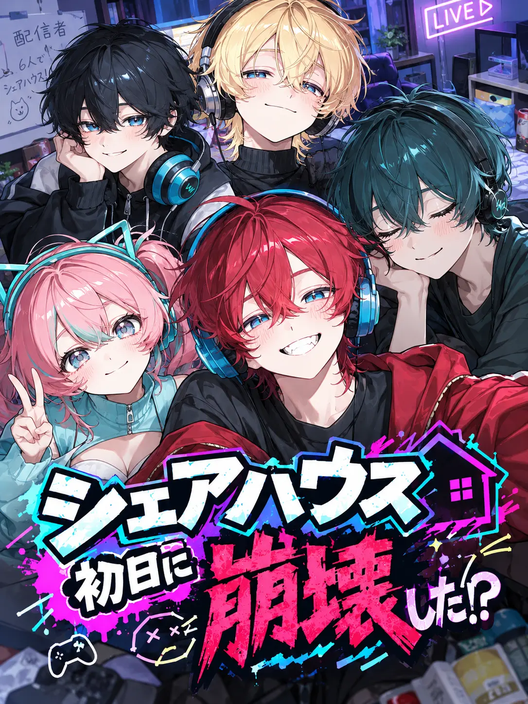 yuukamere의 シェアハウス初日に崩壊した！？