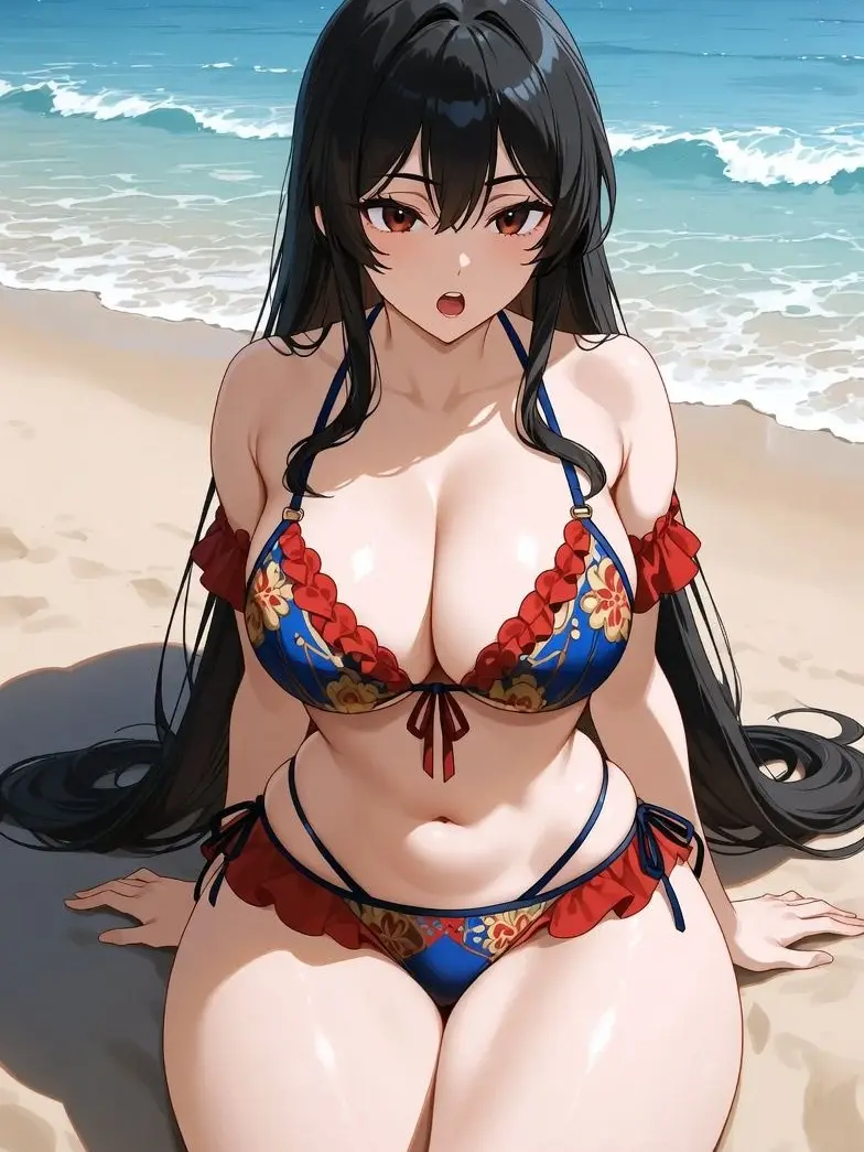 DemureQueen4842의 呪いの女体化ビキニ