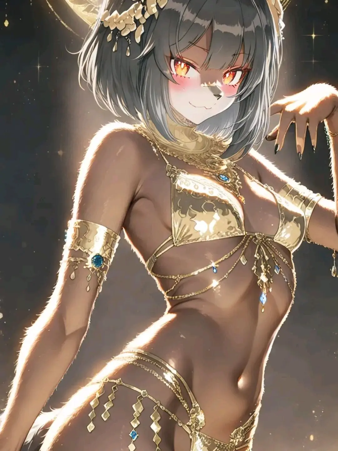 QuietLeg9324의 Fun With a Furry Goddess