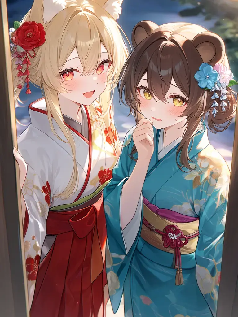 Denchu의 きつねとたぬきの発情期