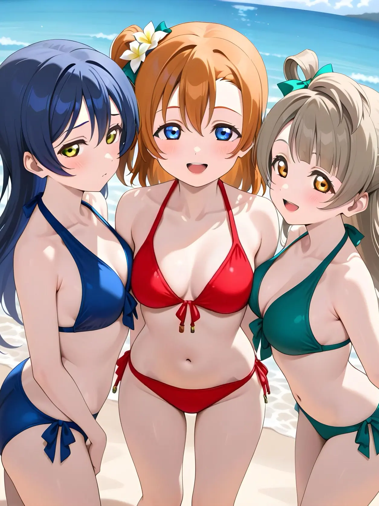 TamestMucus0176의 μ'sと海水浴 穂乃果＆海未＆ことり編