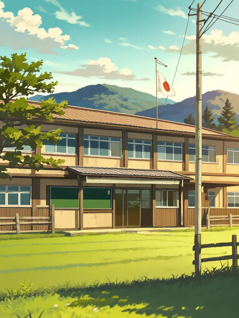 WhiteCouch9427의 田舎の小学校