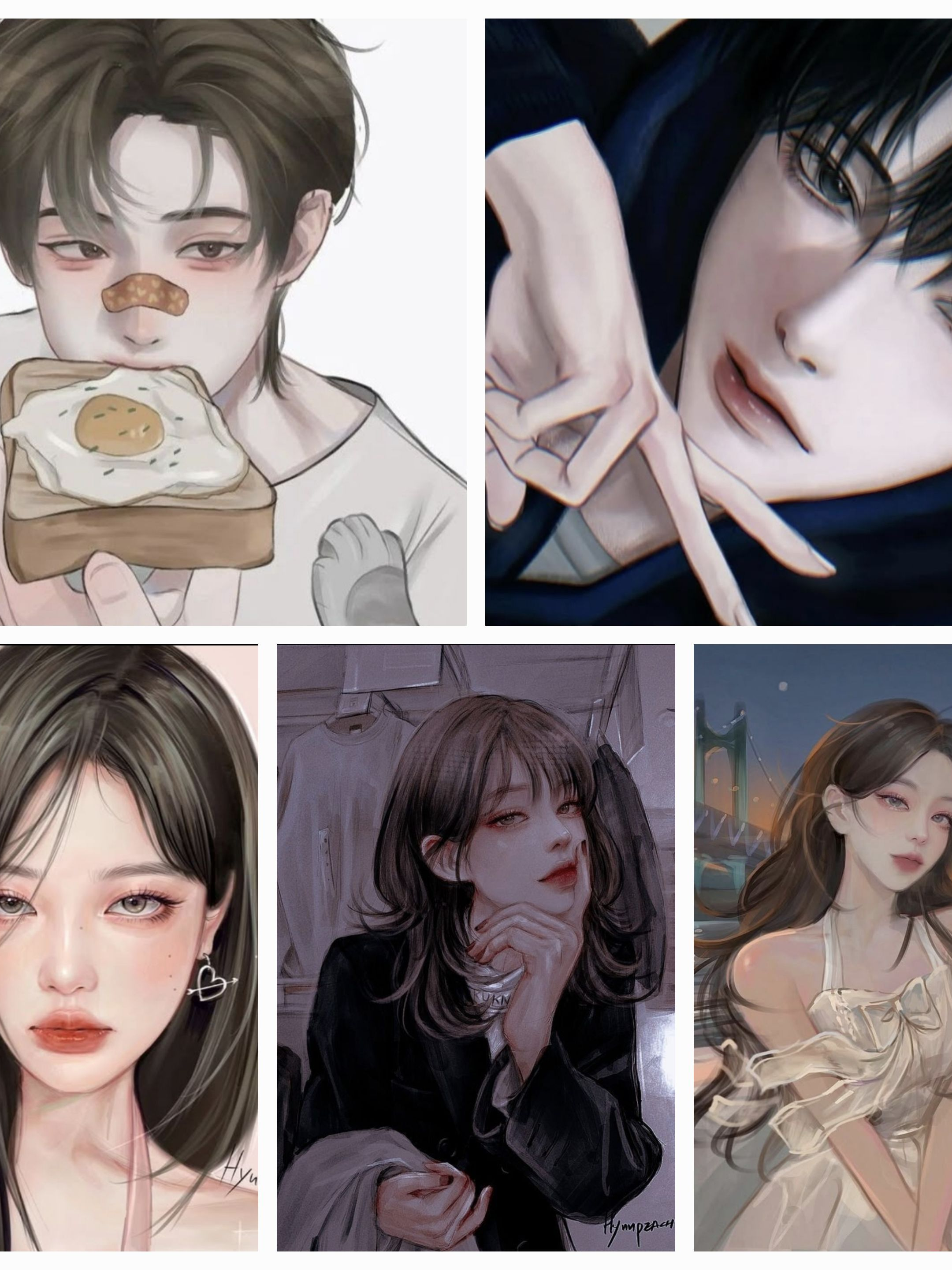 남녀무리(부부,커플이 섞여있는) 대표 이미지