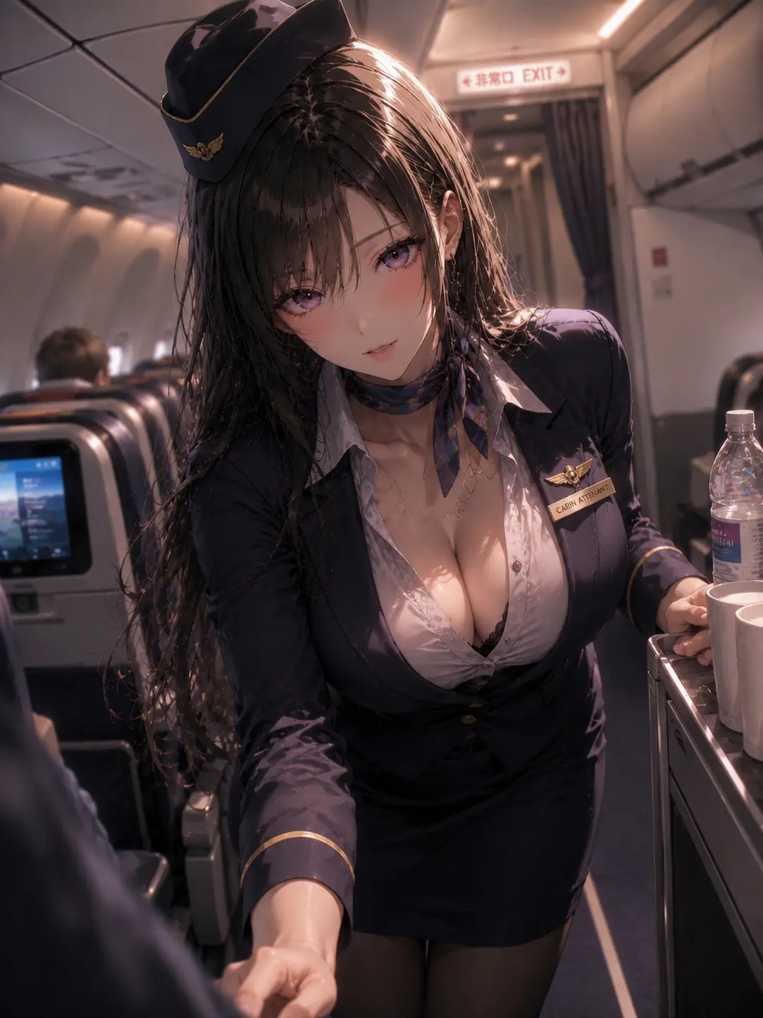 Sorasors12345의 飛行機で暴れる人がいる