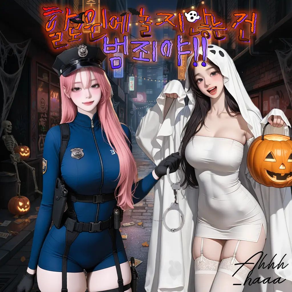 ahhh_haaa의 할로윈에 놀지 않는 건 범죄야!