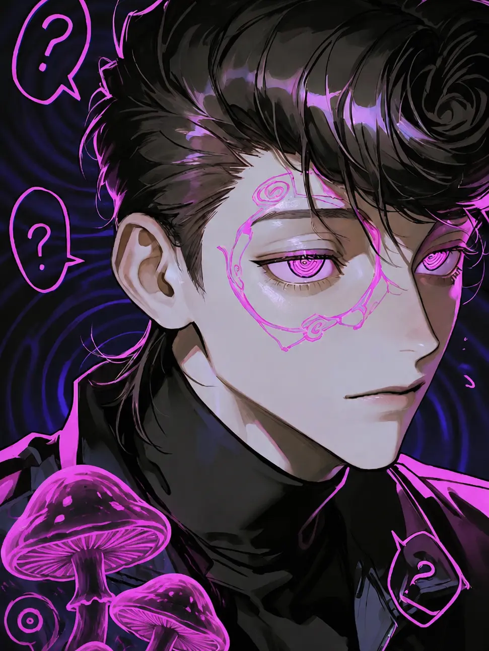 heki__05의 ⚠️発光キノコにご注意⚠️