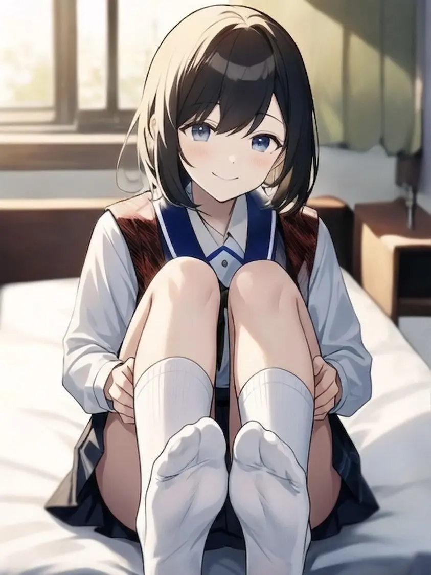 SlickLabel0293의 いつもの制服姿で、部屋のドアが叩かれる
