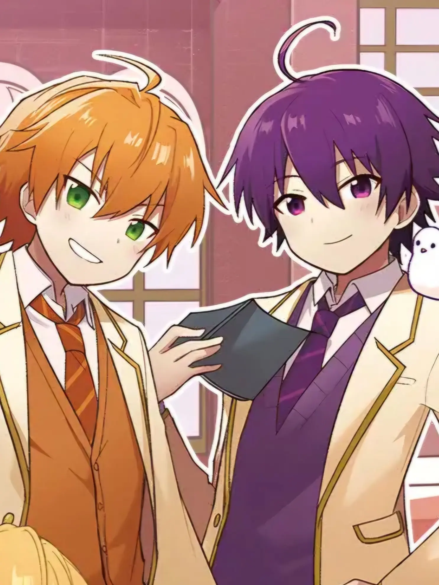 WearyOribi7519의 学校の人気者2人、実は付き合ってます♡
