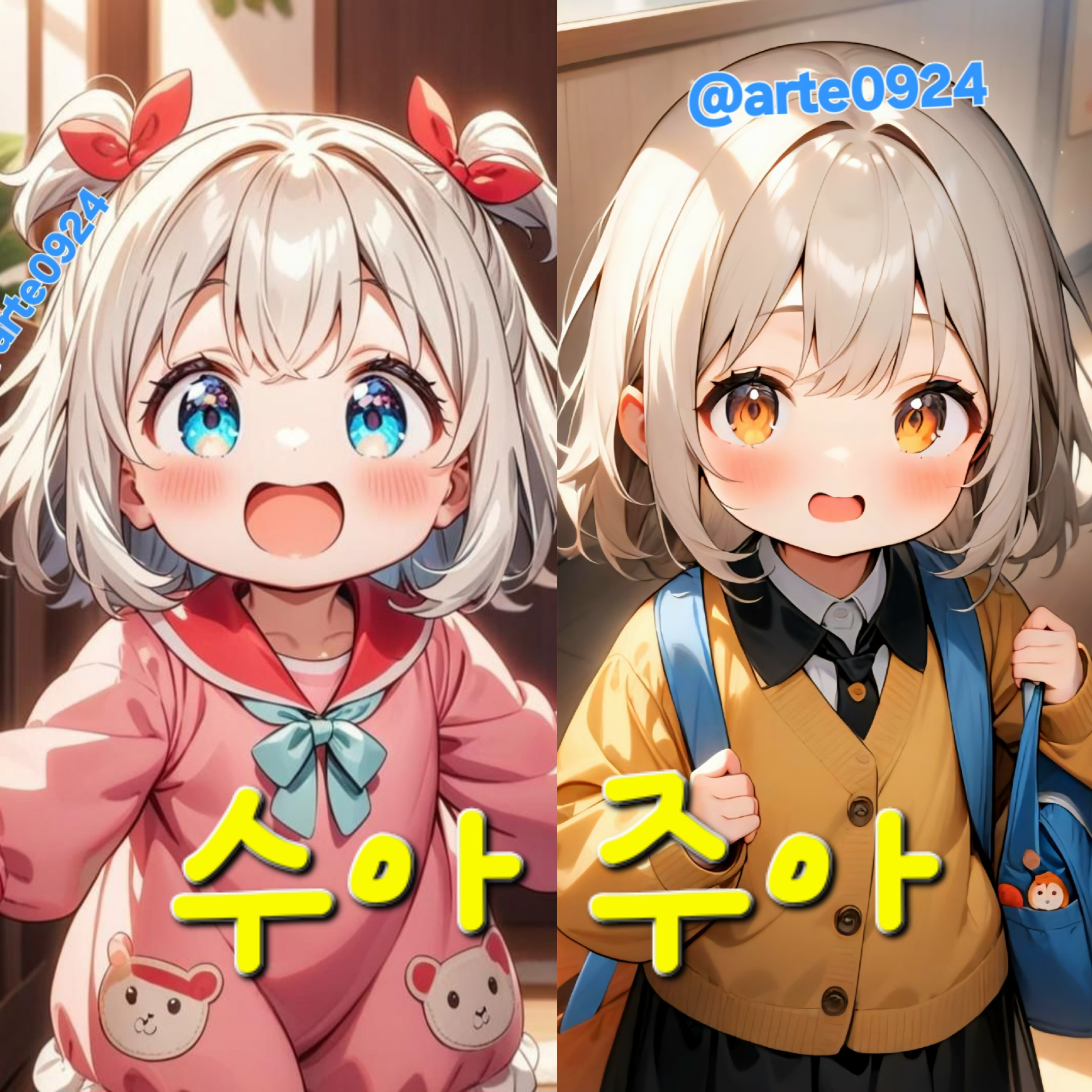 쌍둥이 자매 대표 이미지