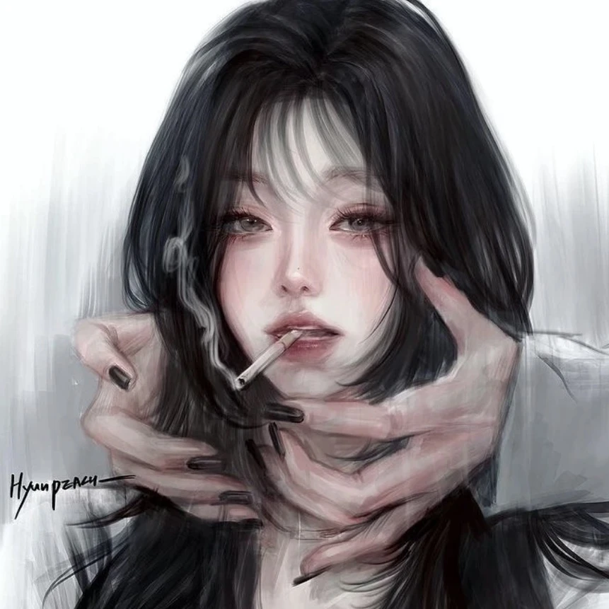 남자무리 속 여자