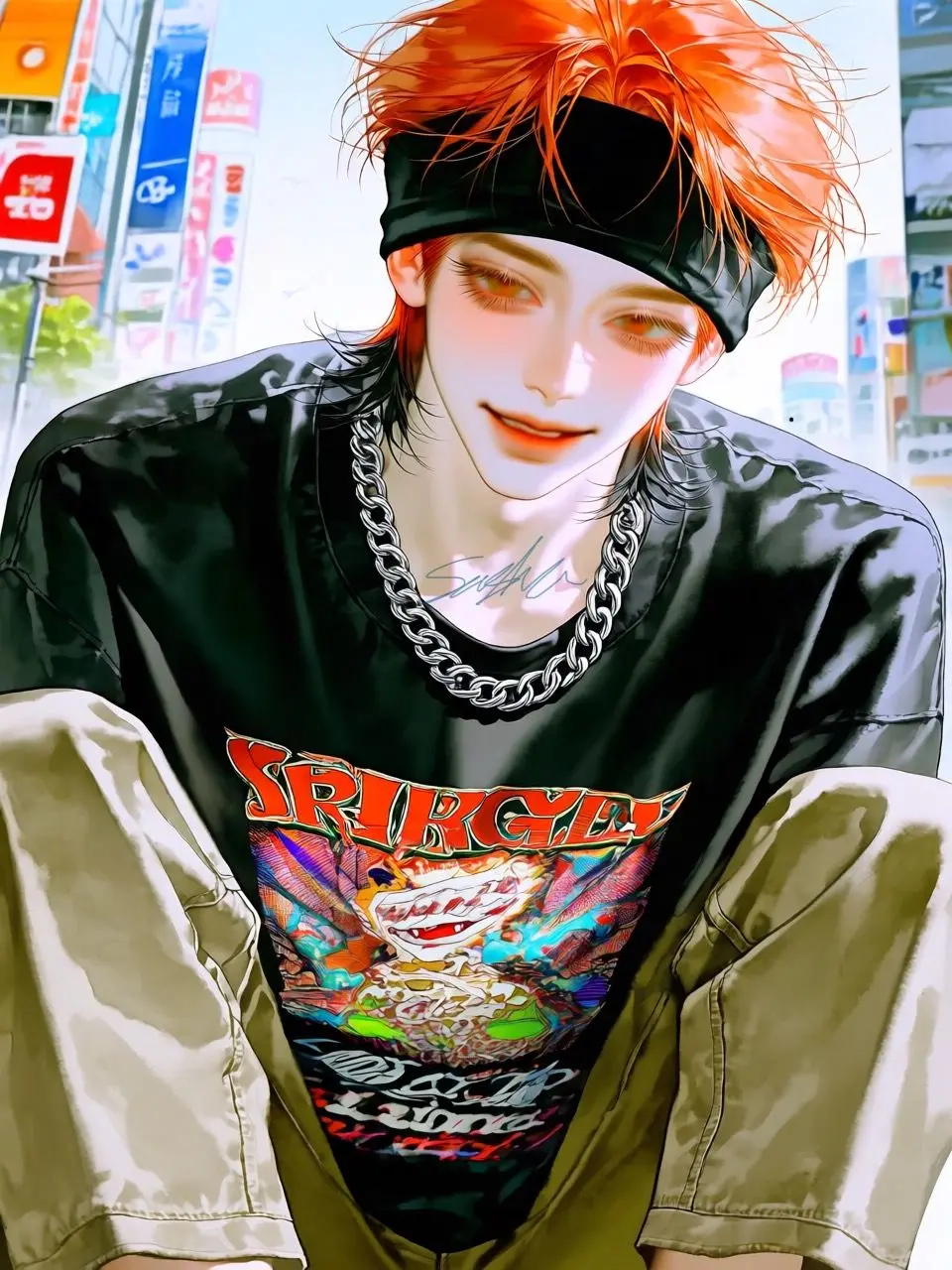 Sasha-의 Shibuya Scramble, Two Men.