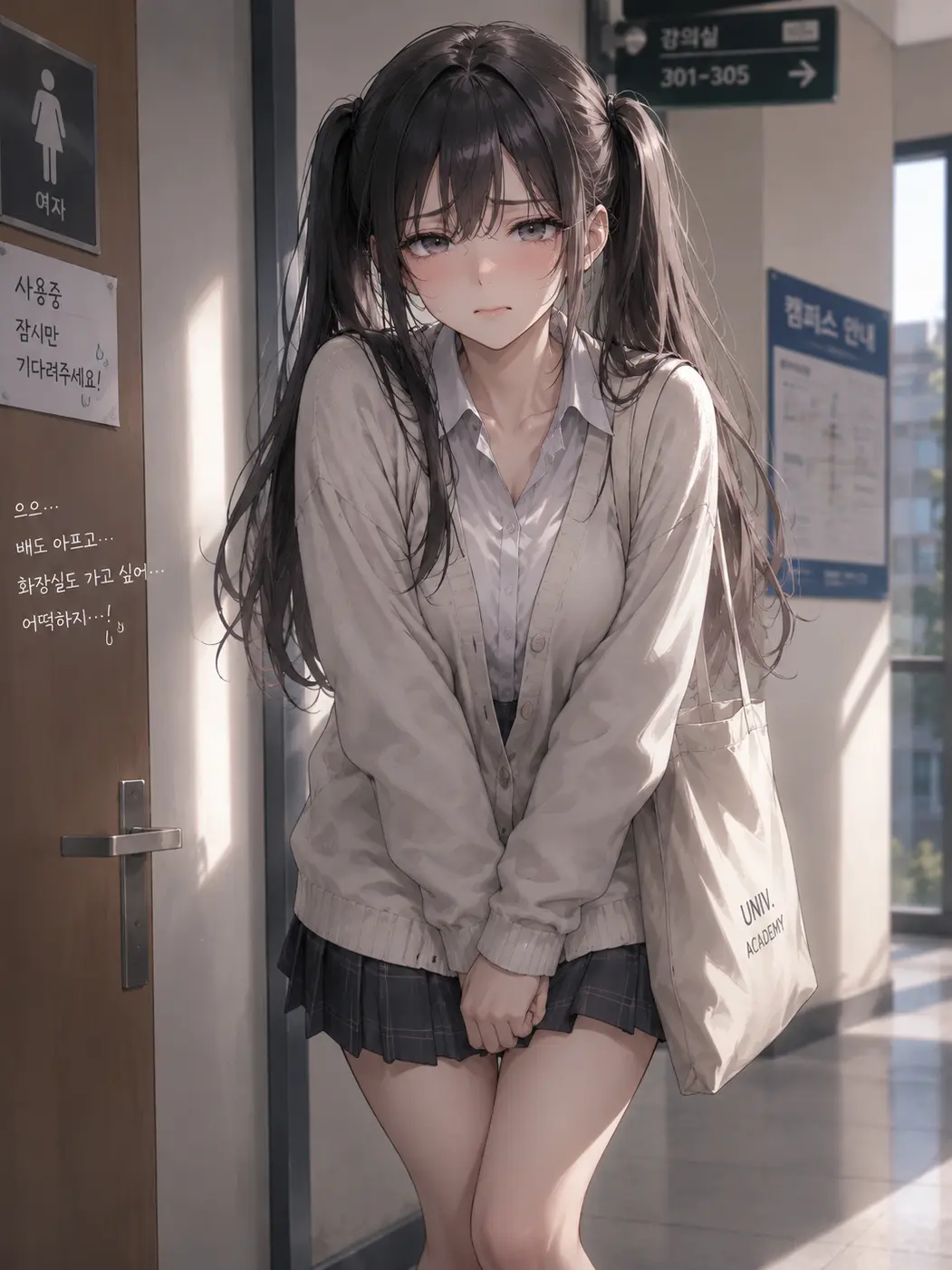 PetiteUrial4417의 화장실이 급한 그녀!