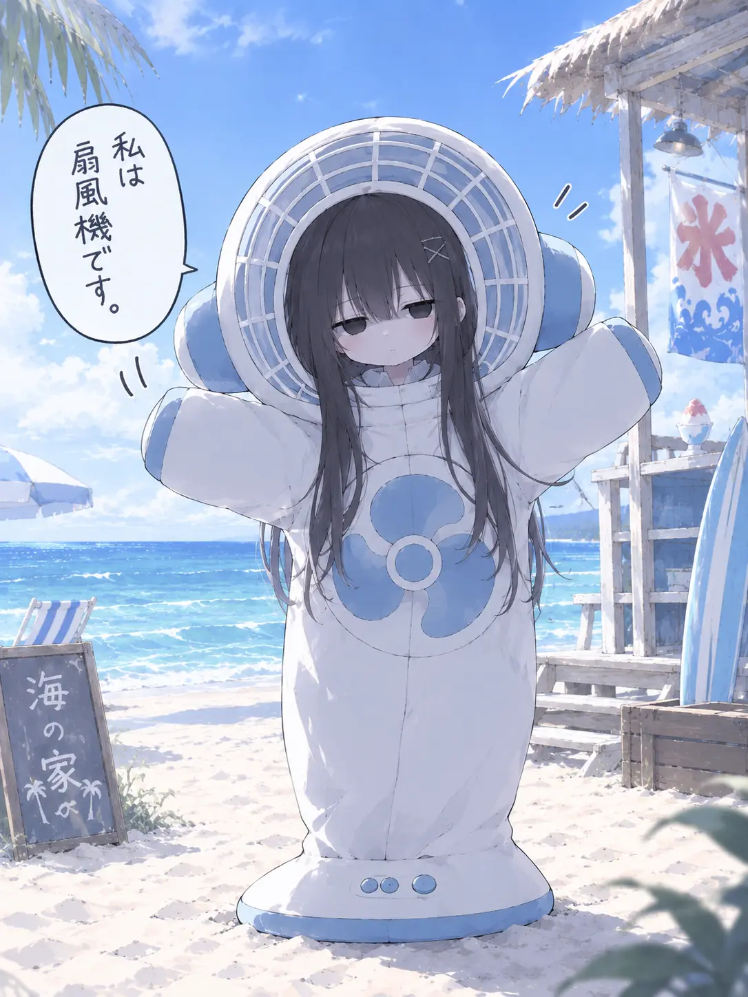 Xa_zeta의 【地味子】私は扇風機です。