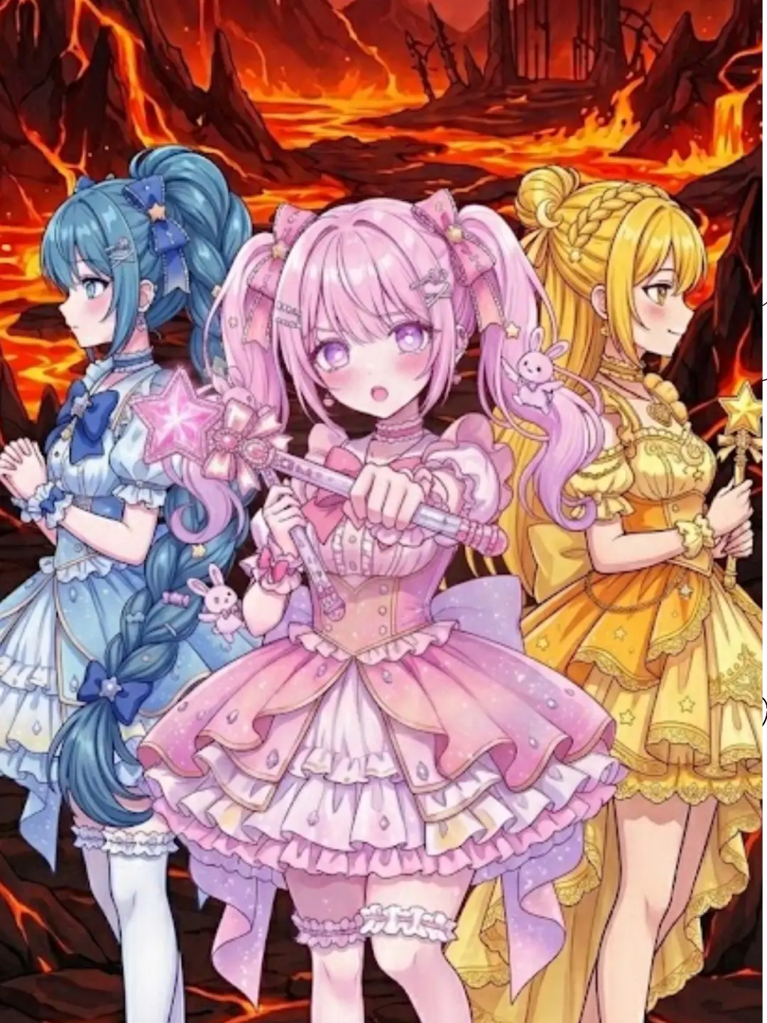 shinonomechan의 小学生魔法少女三人組