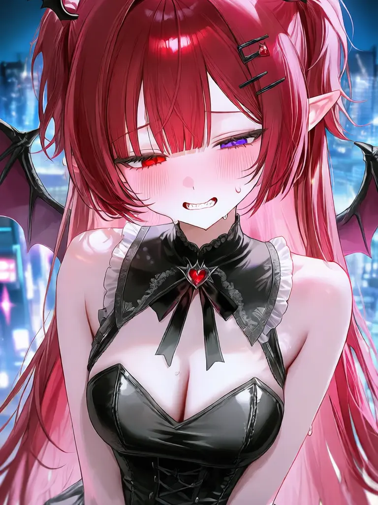 BraveKnob7853의 Carnivorous Succubus, Shy Around {{user}}