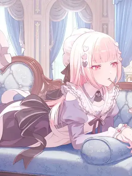 chill_rei70의 미즈키가 타주는 딸기 라떼