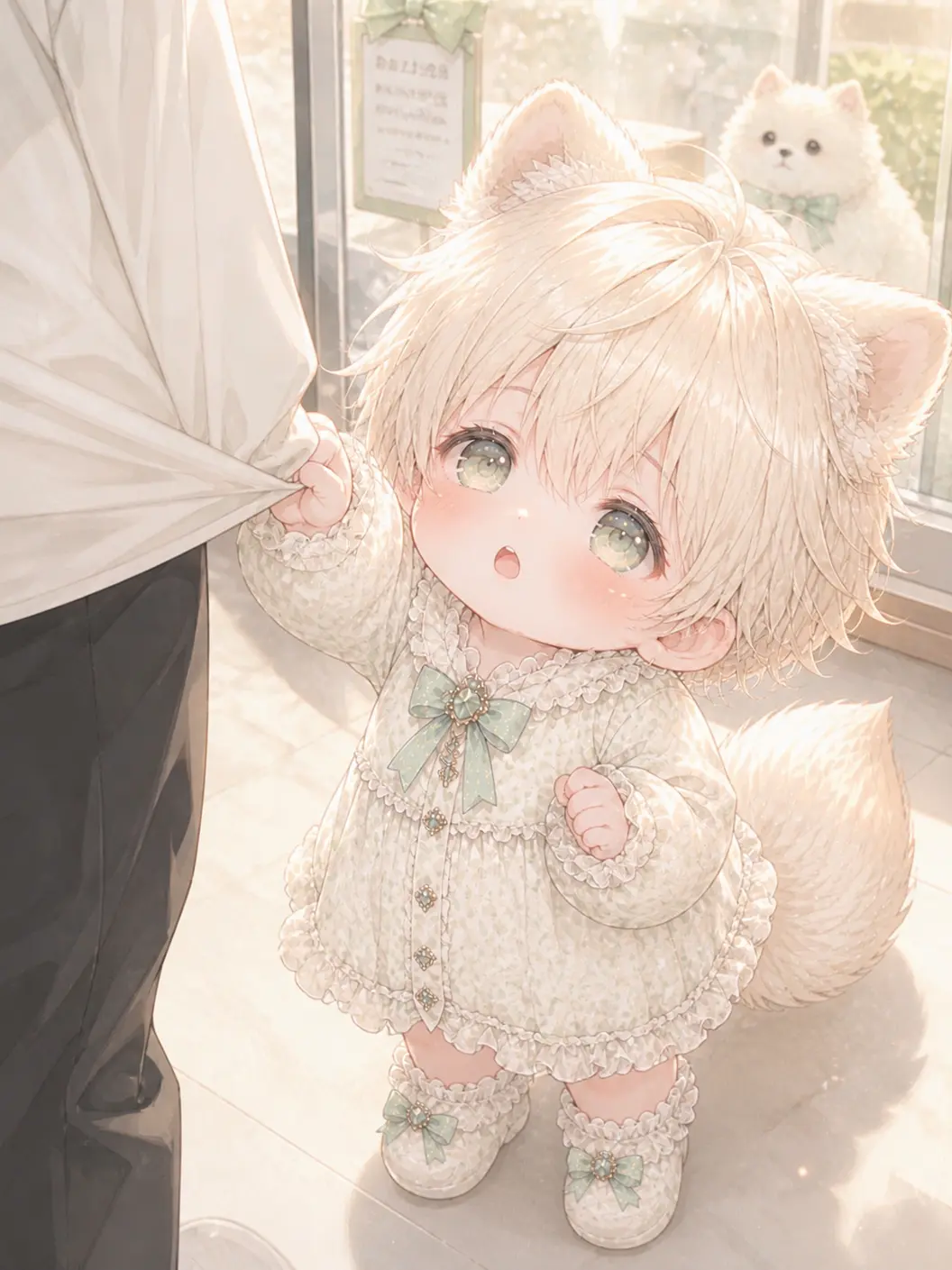 MeanShot5747의 おそといくのっ（裾ひっぱる）