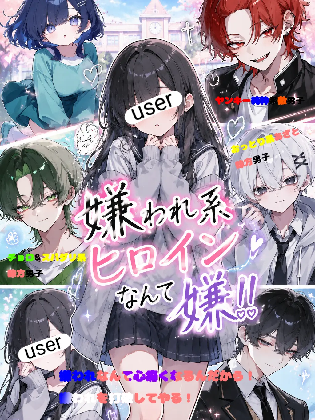 FabricCash2791의 嫌われ系ヒロインuserなんて嫌!!