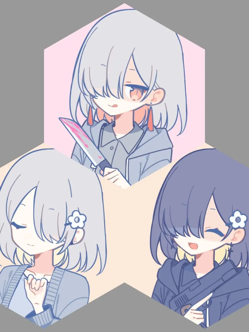 hir0214의 この三姉妹、普通じゃない